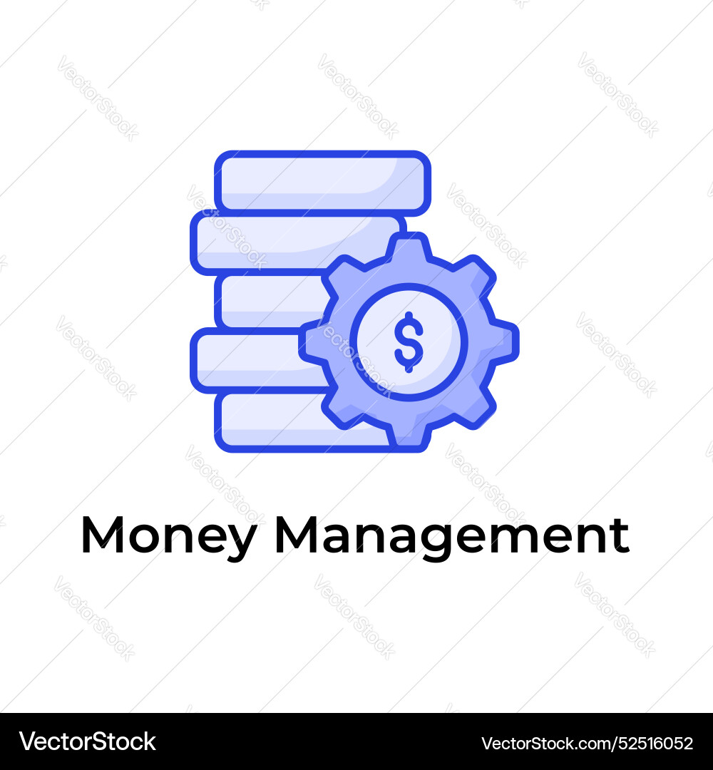 Money management Royalty Free Vector Image - VectorStock