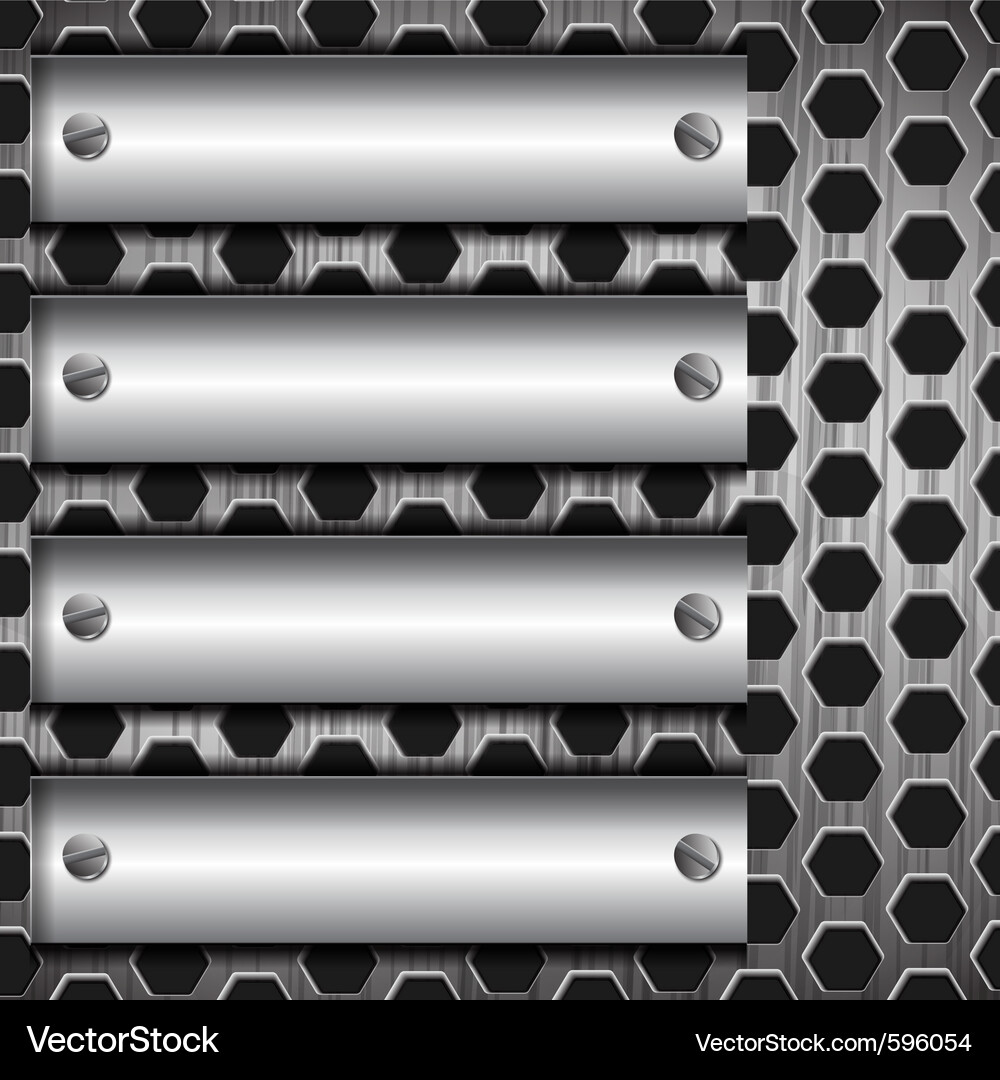 Metallic background Vector Image