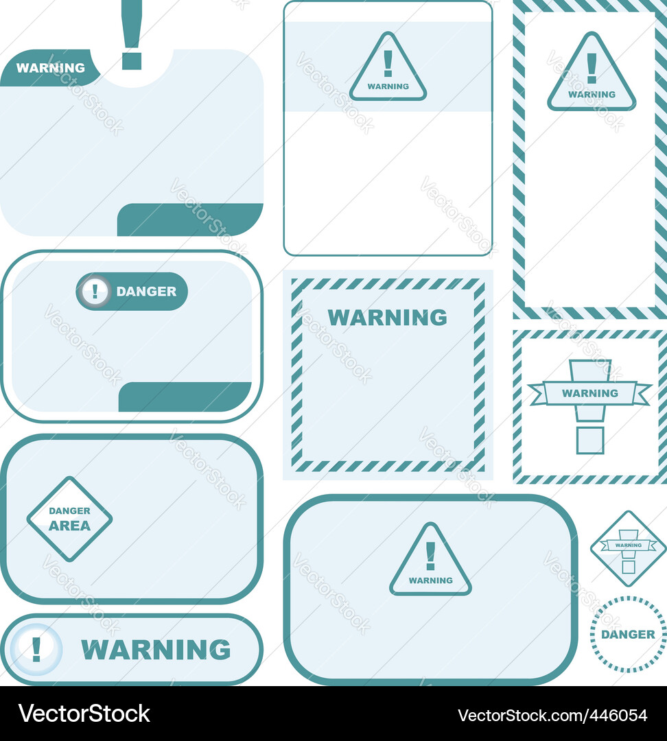 Warning Vector Image