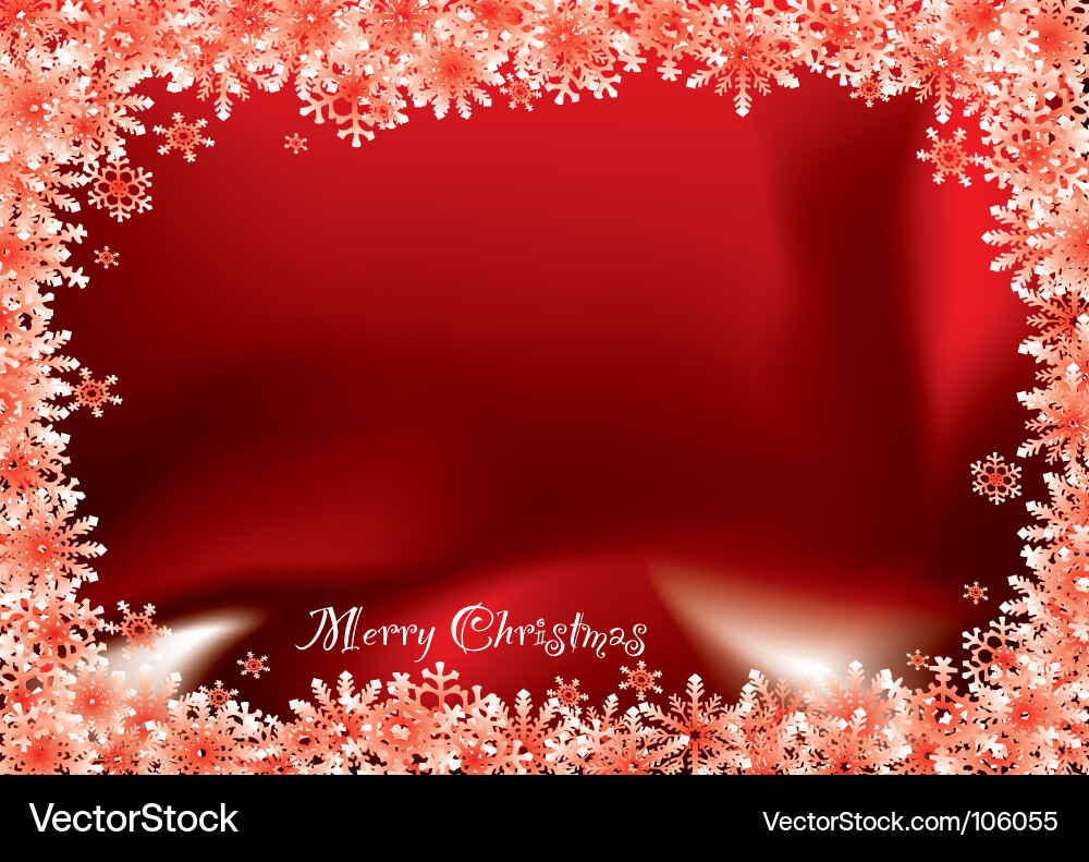 Christmas flake Vector Image