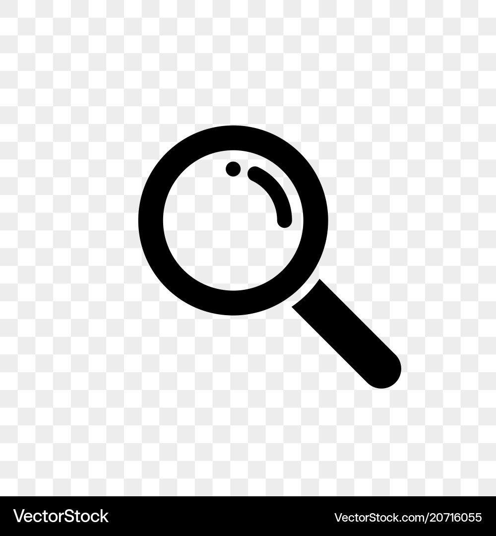 Search icon magnifier vector image