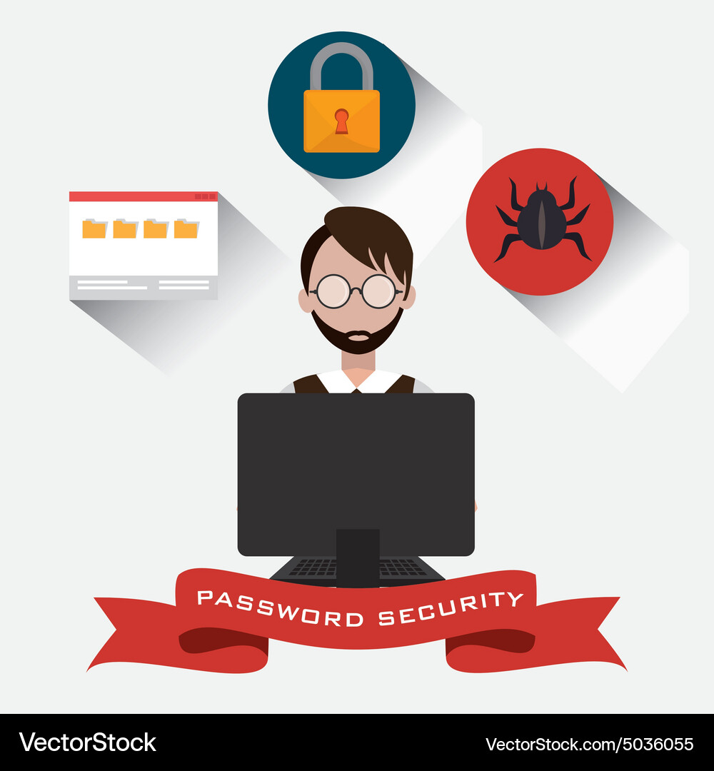 Security system design Vector Image
