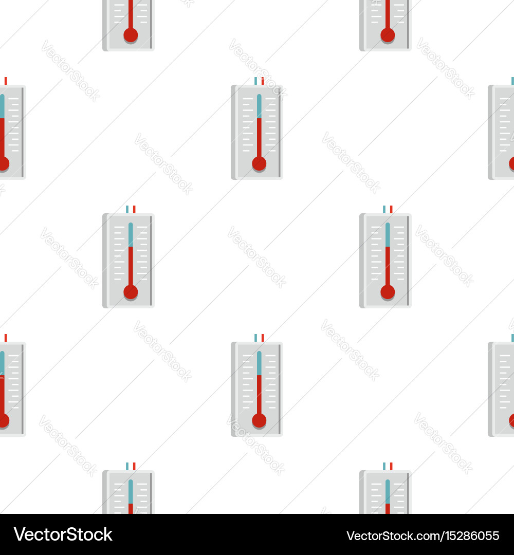 Thermometer pattern seamless vector image