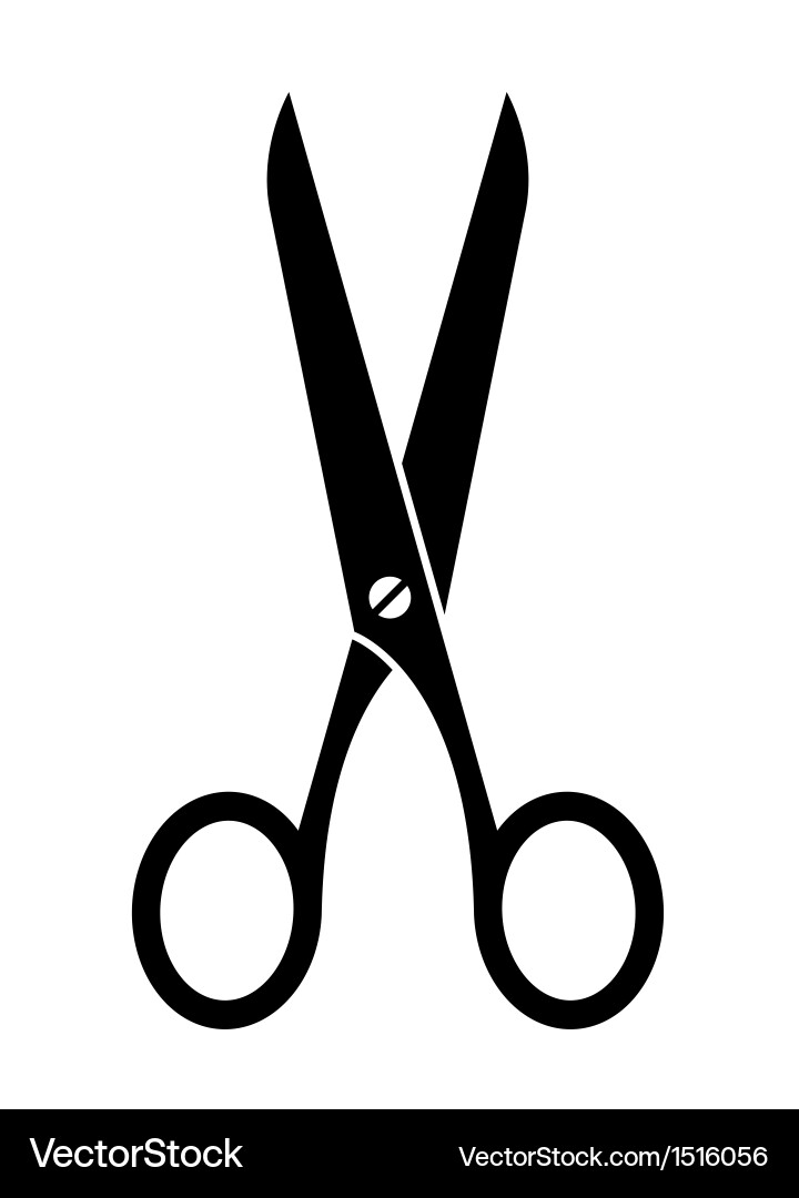 Scissors Symbol vector image