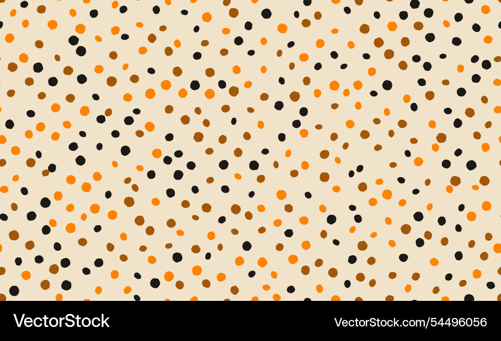 Seamless dotted pattern with colorful circles Vector Image