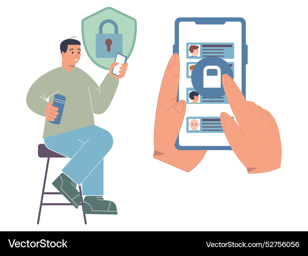 Two factor authentication verification mobile Two factor authentication verification mobile vector image