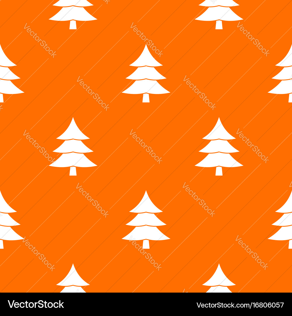 Fir tree pattern seamless vector image
