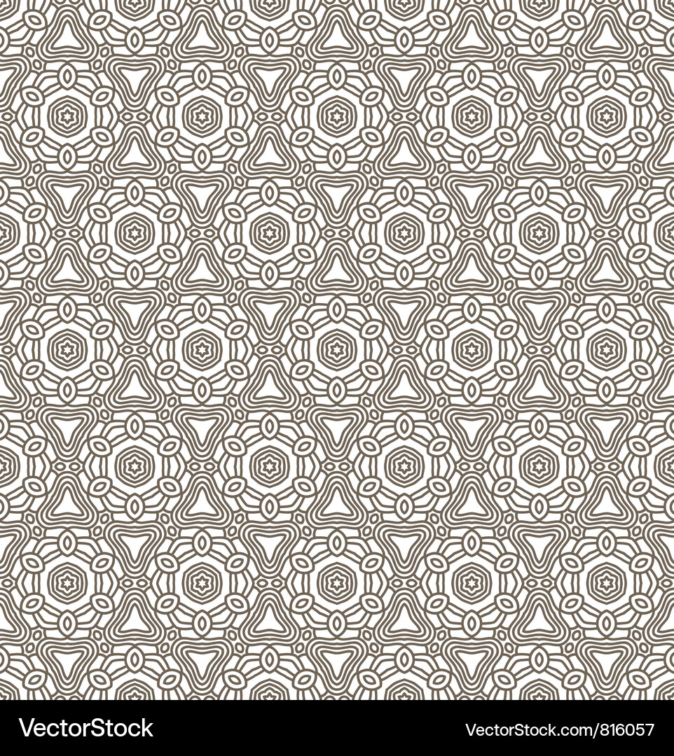 Geometric Aztec Pattern Vector Image