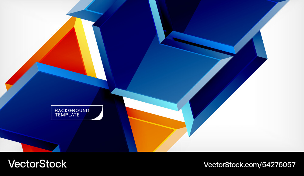Technology dynamic arrow geometric background Vector Image