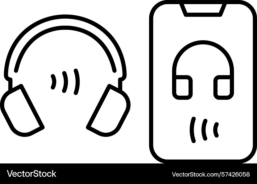 A wireless bluetooth connection icon showing A wireless bluetooth connection icon showing vector image
