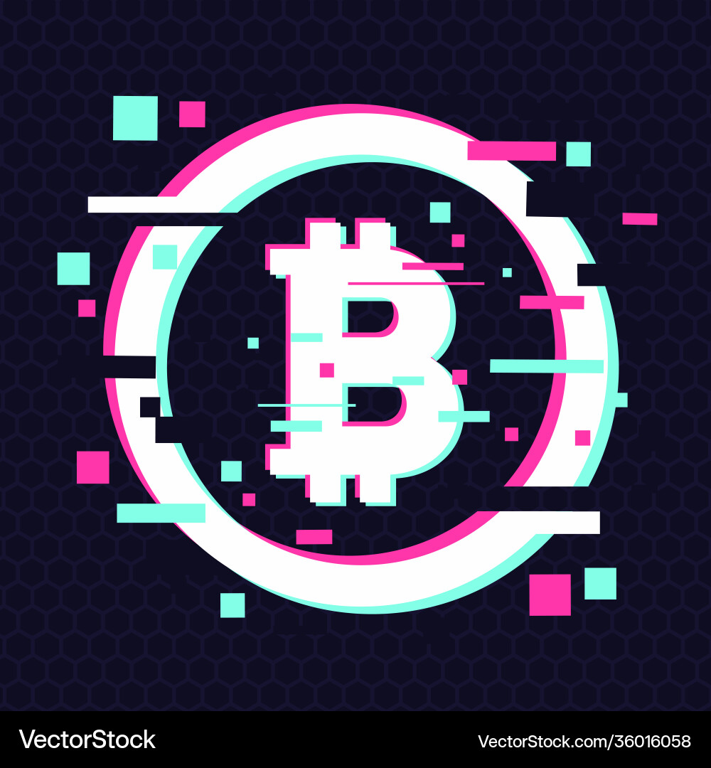 Crypto currency coin emblem blockchain Crypto currency coin emblem blockchain vector image