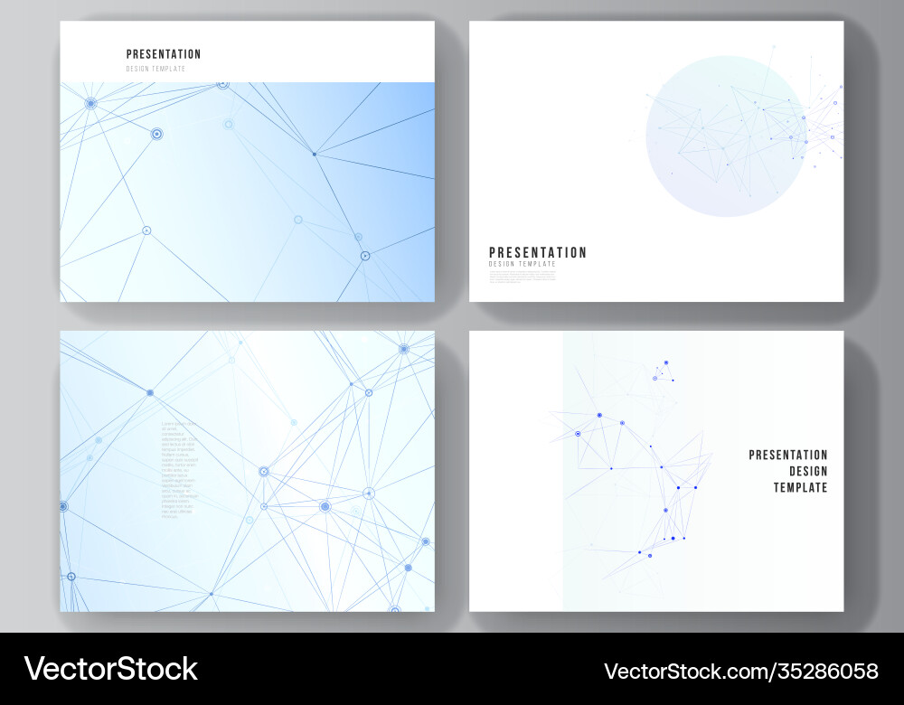 Layout presentation slides design Vector Image