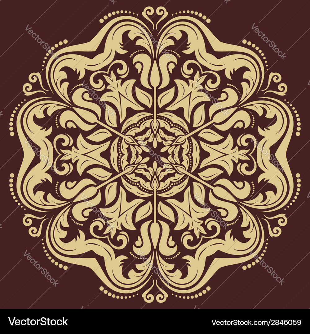 Orient pattern abstract background Vector Image