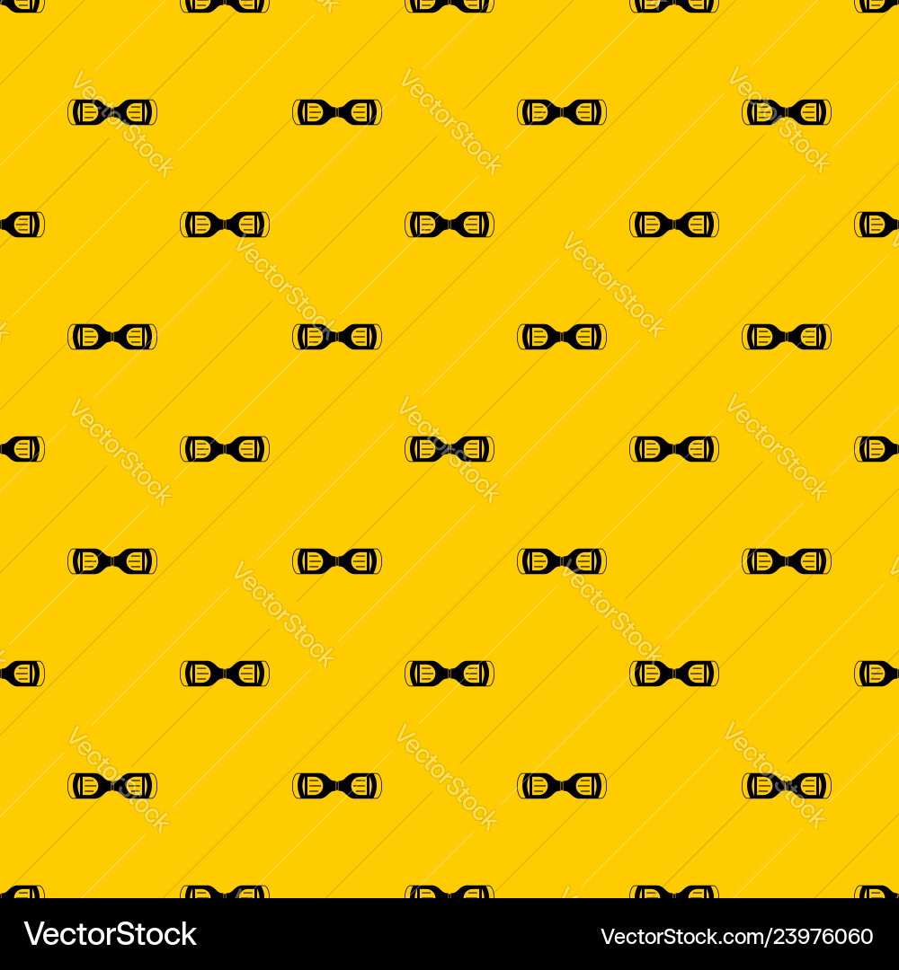 Hoverboard gyro pod top view pattern Hoverboard gyro pod top view pattern vector image