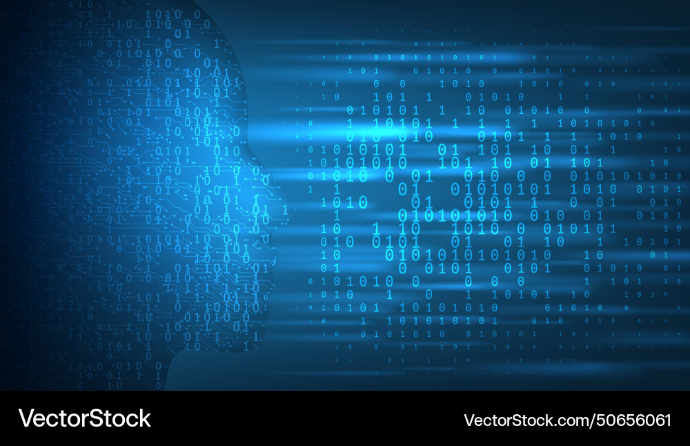Abstract Circuit Data Flow vector image