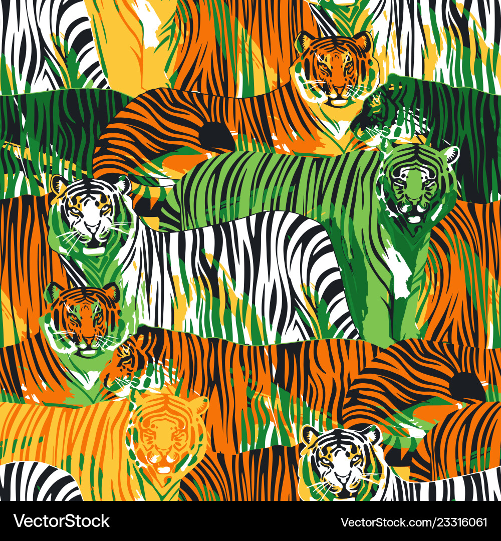 Graphic seamless pattern of standing and walking Graphic seamless pattern of standing and walking vector image