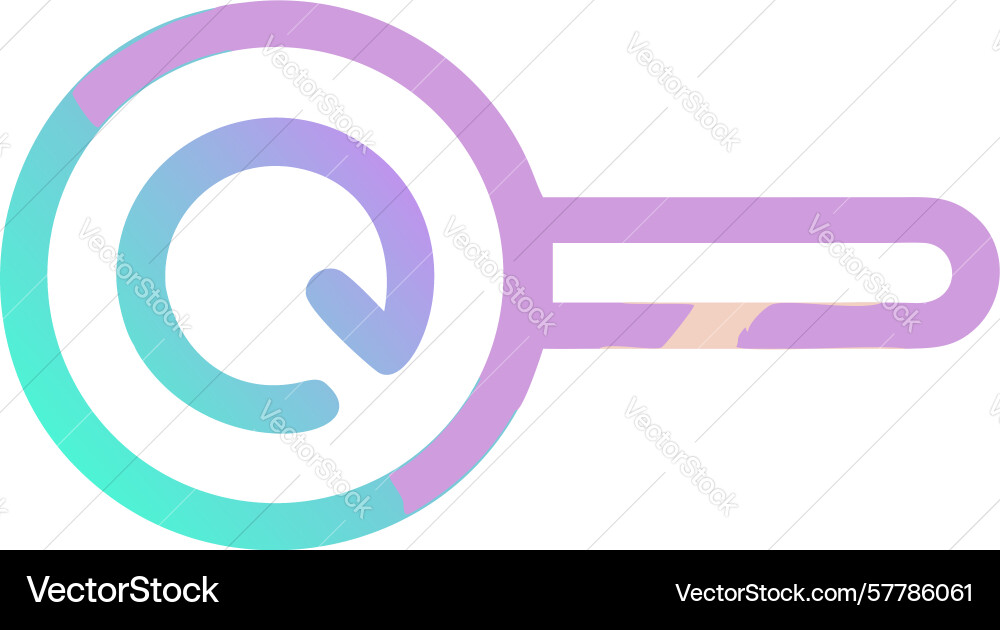 Modern gradient search icon for uiux design vector image