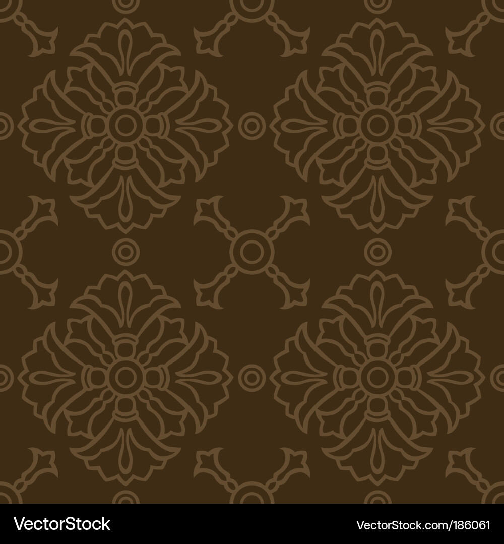Ornate Crest Pattern Vector Image