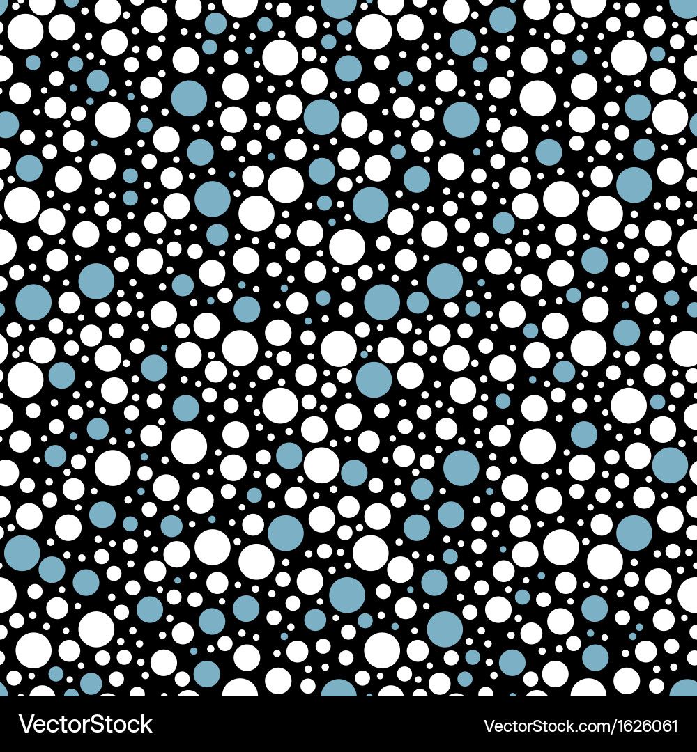 White and Blue Circle Pattern vector image