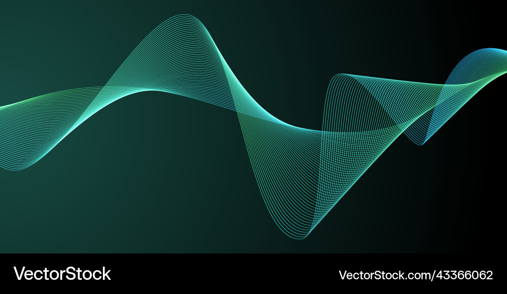 Abstract flowing waves background 0507 Royalty Free Vector
