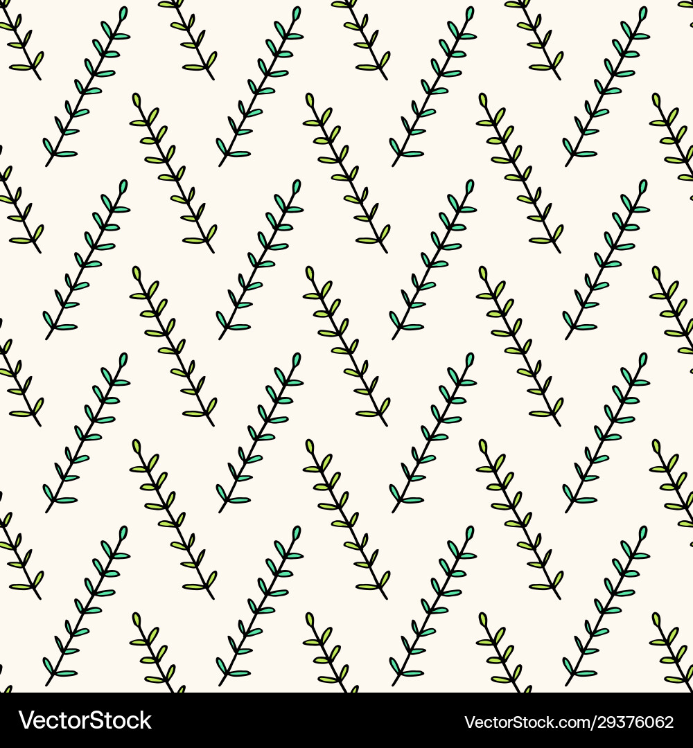 Seamless geometric pattern in doodle style Vector Image