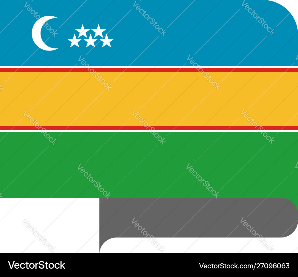 Flag horizontal shape pointer for world map Flag horizontal shape pointer for world map Vector Image