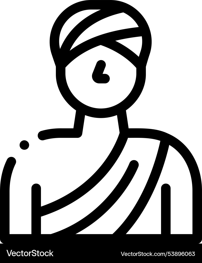 Guzheng icon thin linear style design isolated Guzheng icon thin linear style design isolated vector image