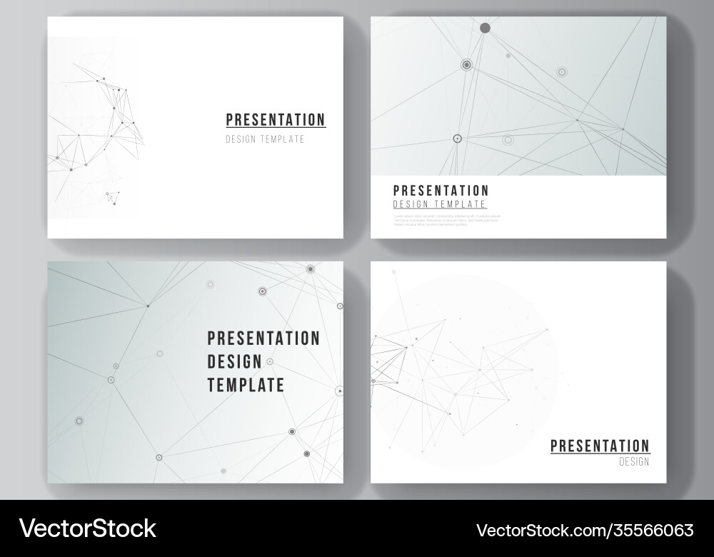 Layout presentation slides design Layout presentation slides design vector image