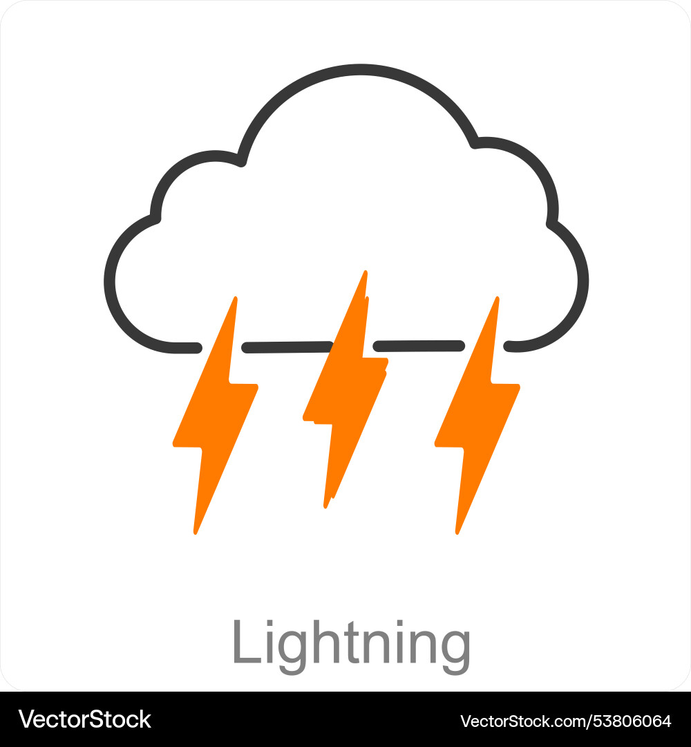 Lightning Vector Image