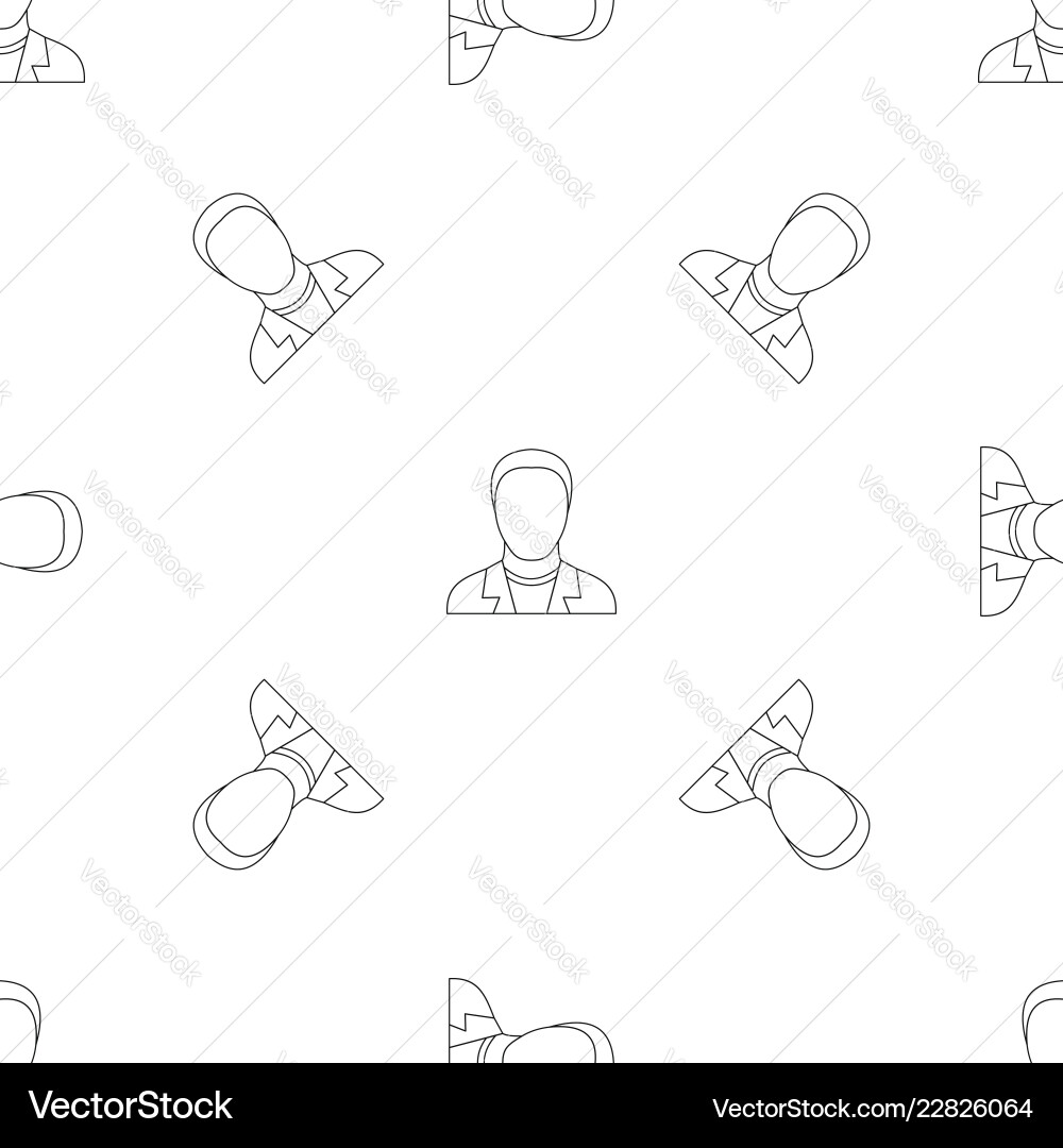 Man avatar pattern seamless Man avatar pattern seamless vector image