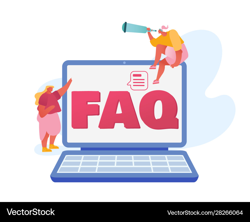 People asking questions and searching answers People asking questions and searching answers vector image