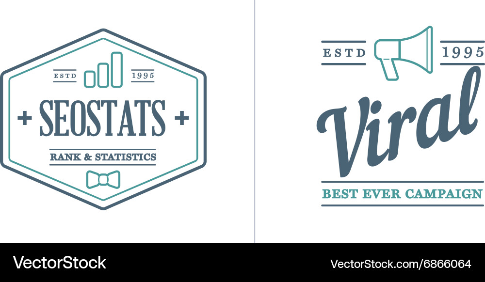 Set of seo search engine optimisation elements vector image