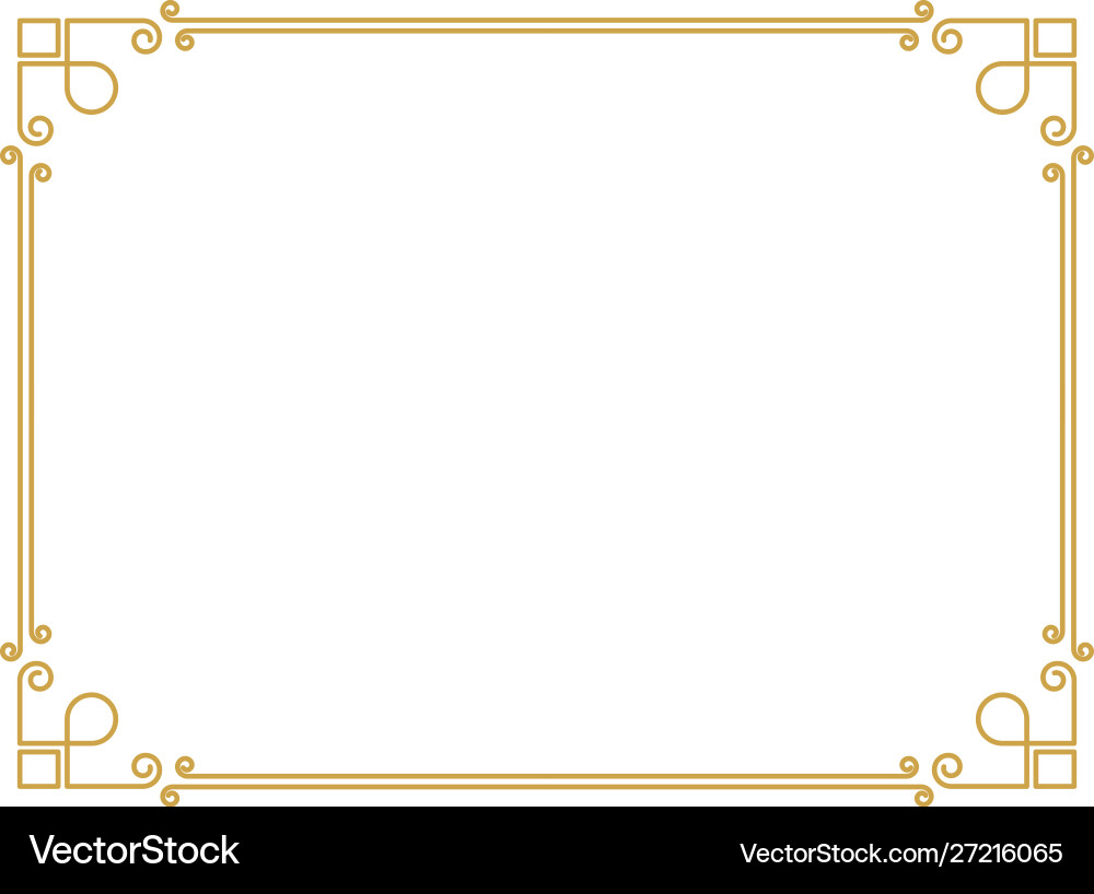 Border design Royalty Free Vector Image - VectorStock