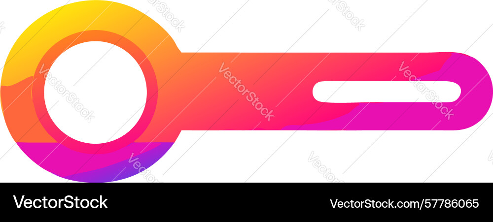 Fluid gradient search bar with loop design vector image