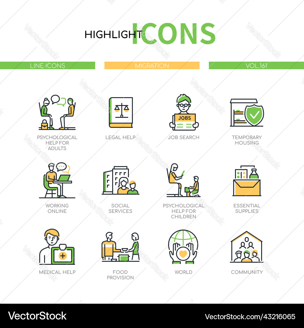 Help and support - modern line design style icons Help and support - modern line design style icons vector image