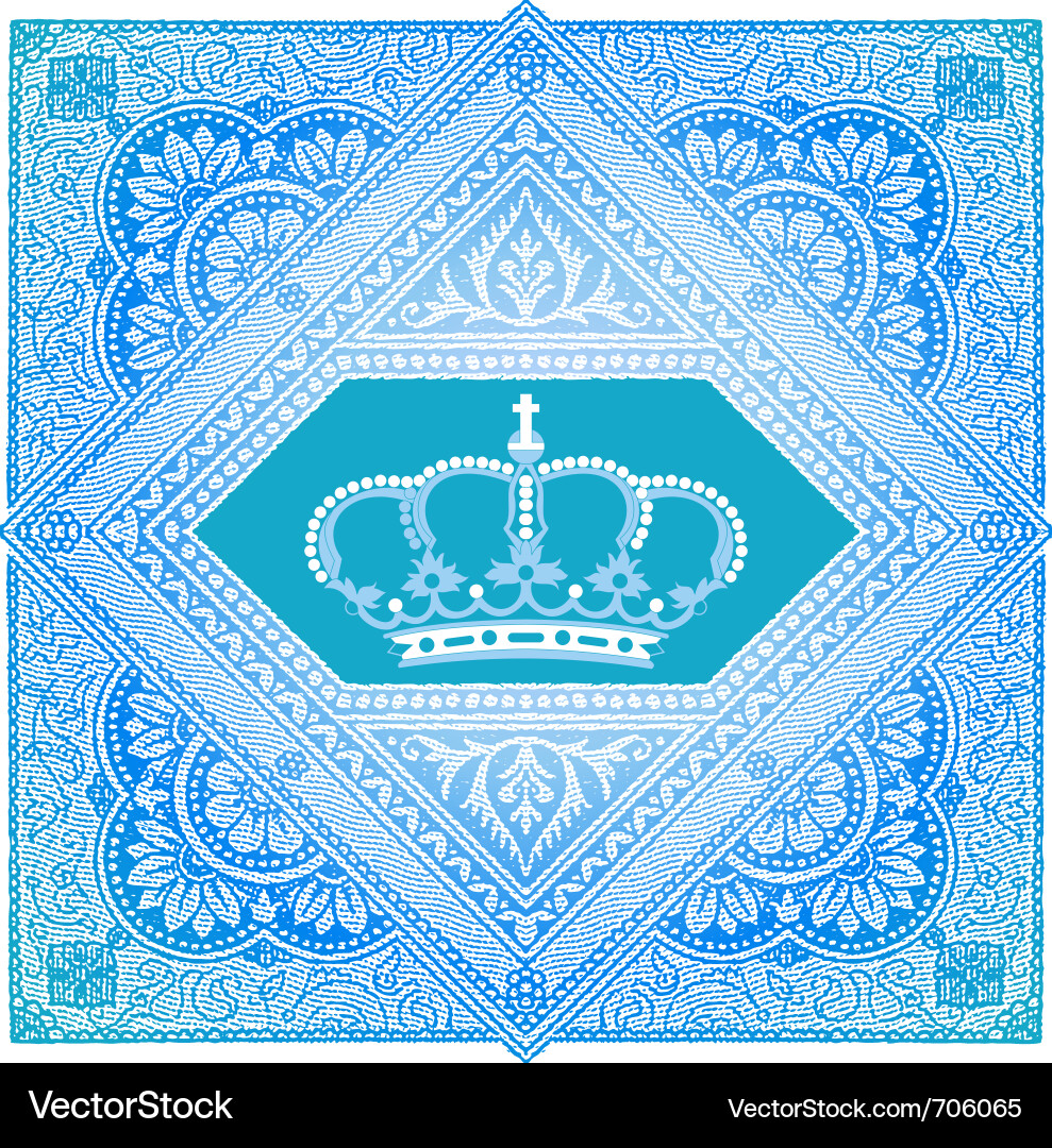 Ornate Retro Pattern Vector Image