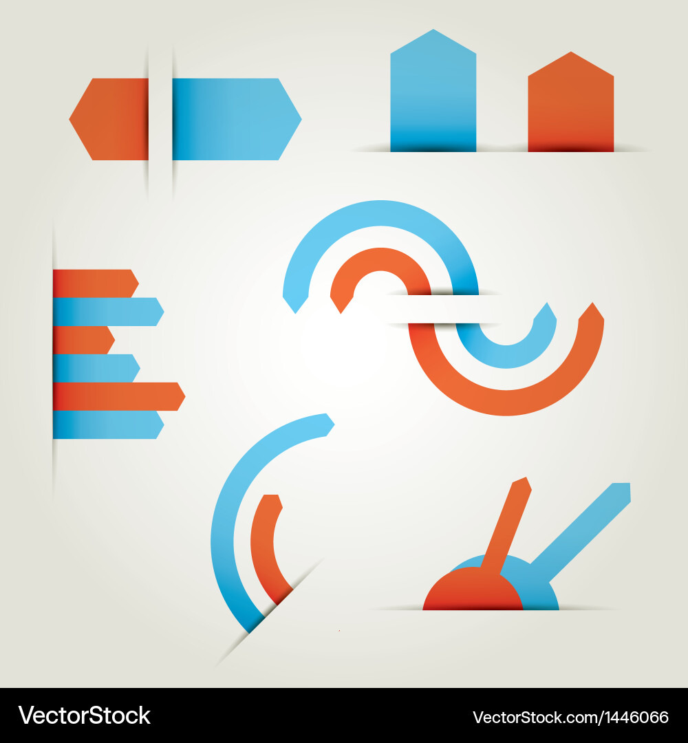 Data & Chart Icons Set vector image