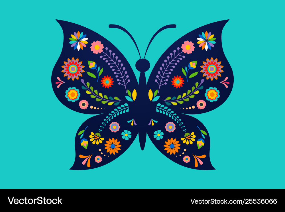 Sommerfest mit gemustertem Schmetterling Sommerfest mit gemustertem Schmetterling vektorbild