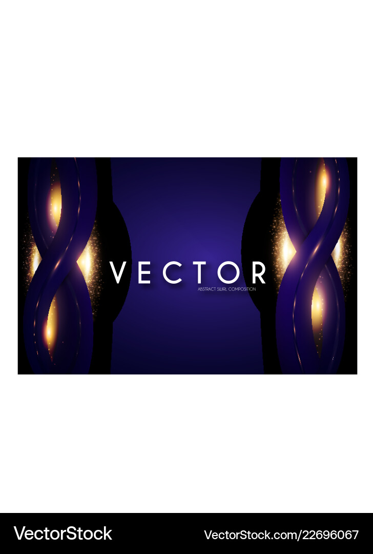 Abstract background with 3d elements and gold Abstract background with 3d elements and gold vector image