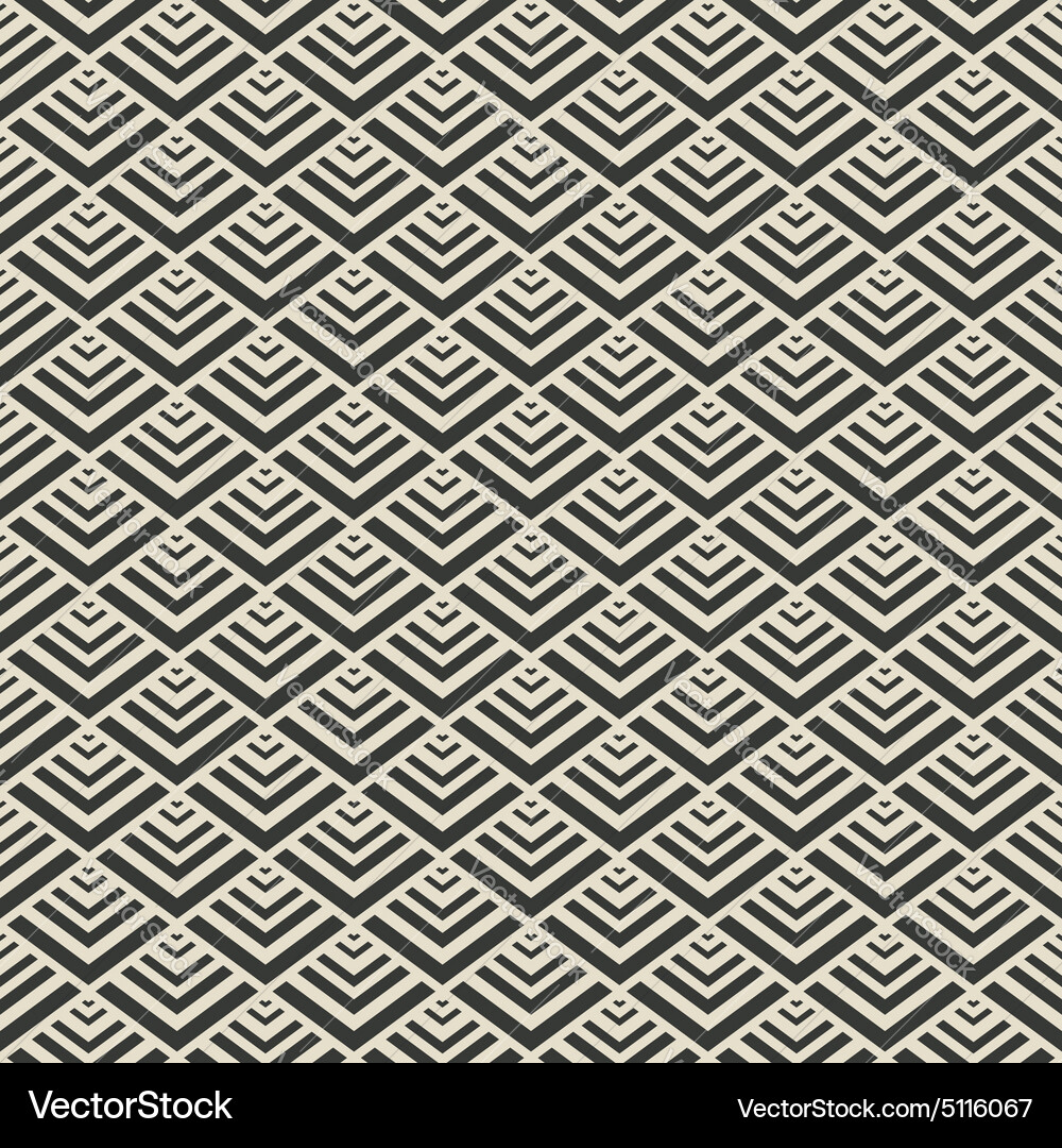 Triangle geometric seamless pattern Vector Image