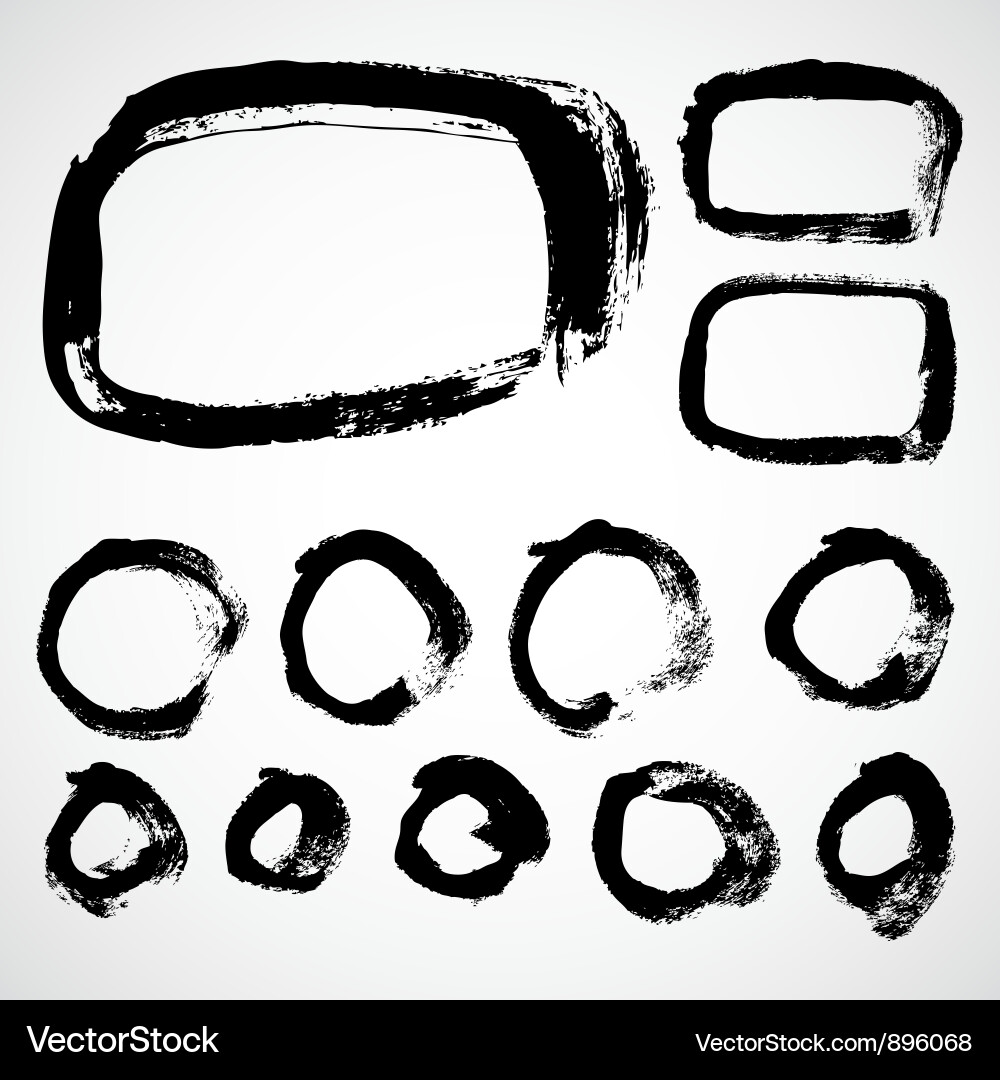Dark Grunge Textures Vector Image