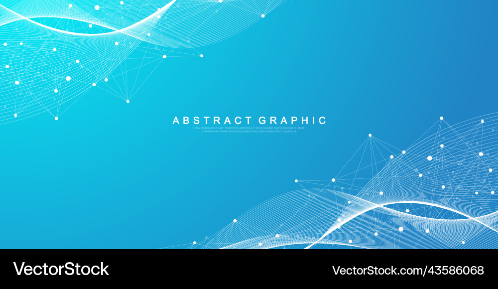 Geometric abstract background with connected lines Geometric abstract background with connected lines vector image