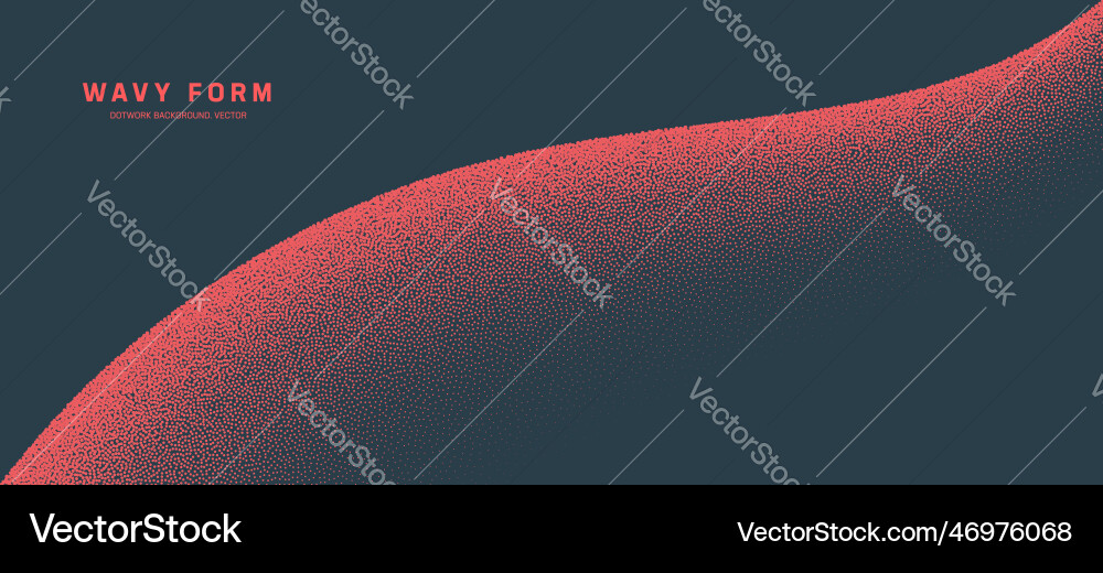 Smooth wavy form noise textured border red Smooth wavy form noise textured border red Vector Image