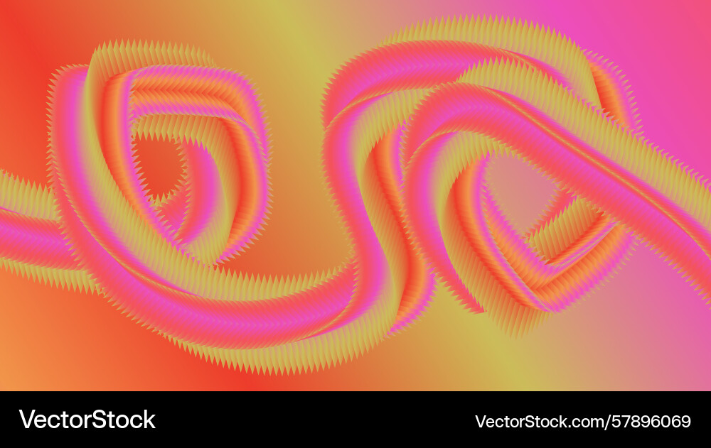 Blend 3d fluid flowing gradient background design Vector Image