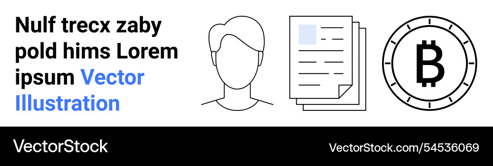 Minimalist design featuring user profile Minimalist design featuring user profile vector image