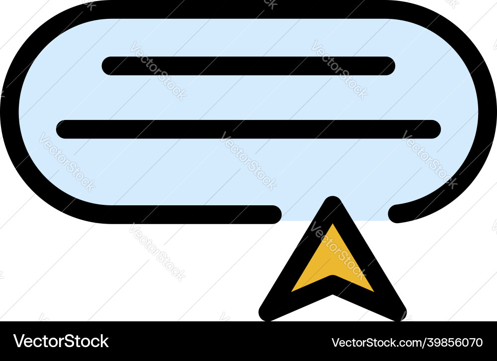 Click request icon color outline Click request icon color outline vector image