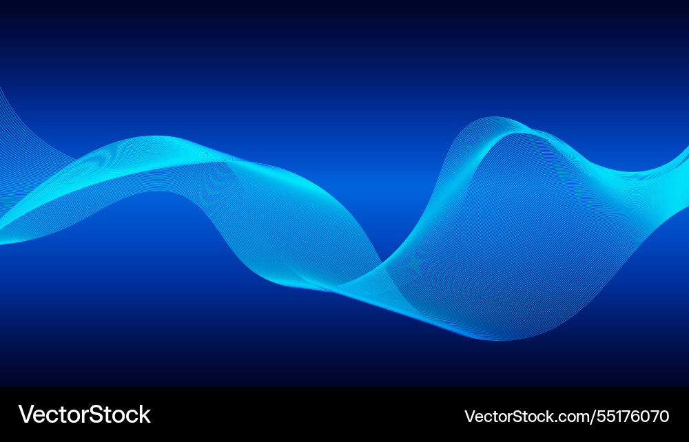 Geometric curved lines in gradient forming Geometric curved lines in gradient forming Vector Image