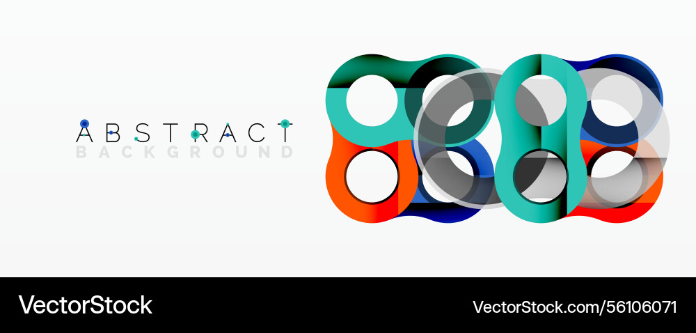 Abstract circle element composition Abstract circle element composition vector image