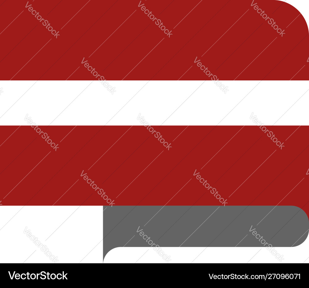 Flag horizontal shape pointer for world map Flag horizontal shape pointer for world map vector image