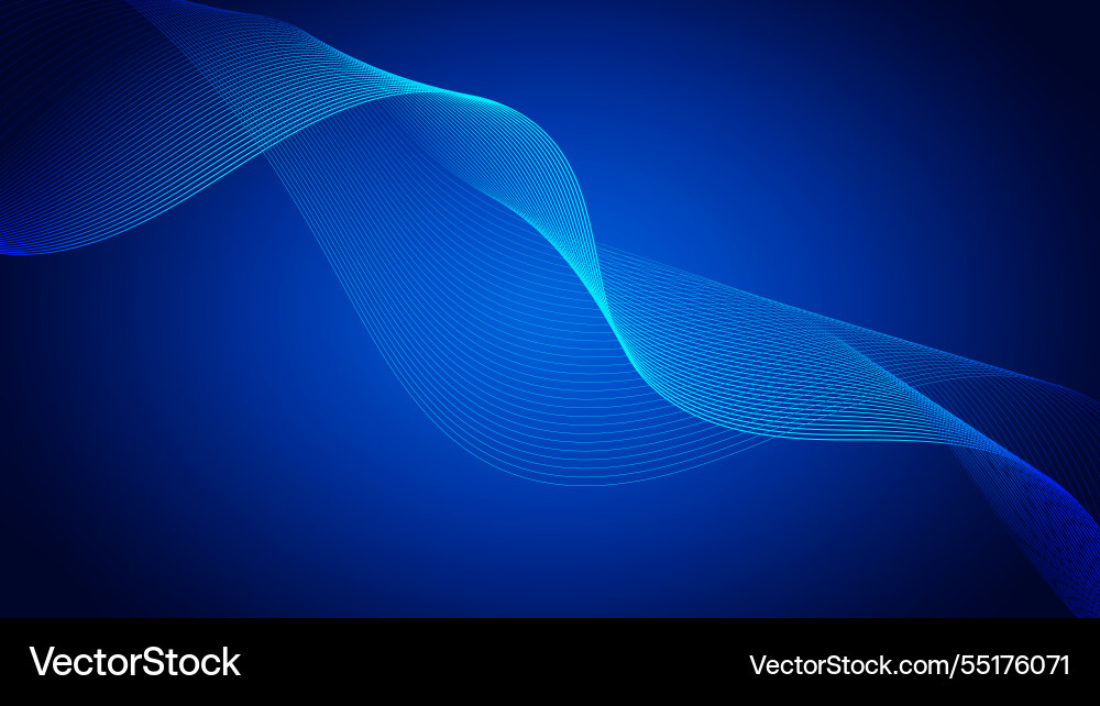 Geometric curved lines in gradient forming Geometric curved lines in gradient forming vector image